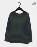 Conte Stripe Overfit Long Sleeve T-Shirt