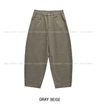 Classy Back Pocket Cotton Balloon Pants