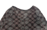 Ningyi Check Slim Fit Cardigan