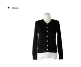 Theco Round Button Knit Cardigan