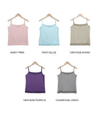 [MADE] Rec Button Lace Sleeveless