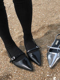 Vince Stiletto Buckle Slingback