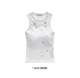 [with cup] EYELET ★ SLEEVELESS