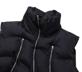 Lowsy Wave Zipper Padded Vest