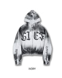 Bark Dirty Spray Two Way Hooded Zip-Up