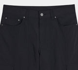 HEM BUTTON UTILITY CARGO NYLON PANTS