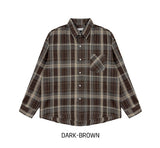 Doze loose fit check shirt
