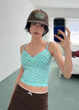 [with cup] PETIT DOT LACE SLEEVELESS