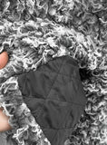 Lumby quilted half fur jacket