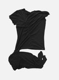 Cut off draped T-shirt