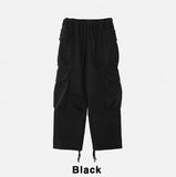 Top Washed Big Pocket Cargo Sweatpants