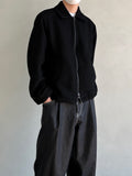 Punch Knit Collar Jacket
