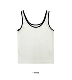 COLOR PIPING SLEEVELESS