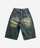 Raw Cut Bermuda Jeans