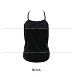 Here ribbed strap bustier