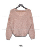 Wings Angora V-neck knitwear