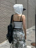 Peer Halter Sleeveless Hoodie