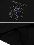 Lucky Step Embroidered Hoodie