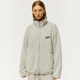 Wave logo fleece zip-up