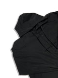 Handwarmer chest pocket hooded shirt