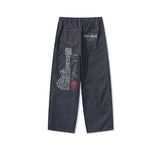 Qoo Back Painting Denim Pants