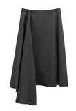 Reden Hull Unbalanced Flare Skirt