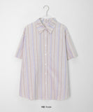 [BAONHAUS] Etai Stripe Over Shirt