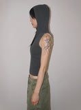 PIGMENT HOOD SLEEVELESS