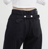 Maris Back Button Strap Pants