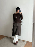 BUTTON PLAY PANEL SKIRT