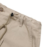 Node cut string cotton bermuda shorts