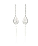 Champagne Moon Dew Drop Silver Darling Earrings