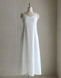 Monica V-neck Sleeveless Flare One Piece