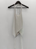 Elmic Printed Halter Sleeveless Top