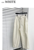 Common Daily Half Banding Pintuck Slacks