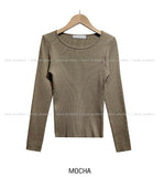 [U-BASIC] Herona Round Ribbed Knit