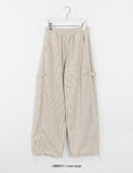 [unisex] Wills Side Snap Ribbed String Pants