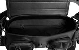 Cont Leather Pocket Shoulder Bag