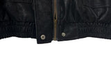 Vogue Leather Washing Overfit Blouson Jacket