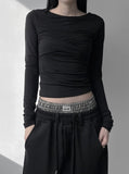 Kitten Wool Twist Bustier Tee
