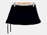 Peanut Nylon Wrap Skirt Pants