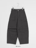 Roil Cotton Wide Cargo Pants