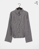 [MADE] Pawin Slim Fit Stripe Shirt