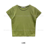 [U-BASIC] Our Cap Sleeve Crop Short Sleeve