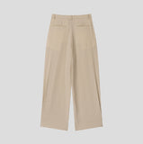 Royden Drape Two-Tuck Wide Slacks