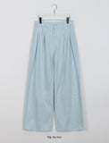 Neoki Color Stripe Wide Cotton Pants