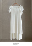 Payto Square Tulip Flare Long One Piece