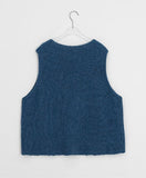 Chohind ribbon bokashi knit vest