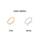 Ice Block Silver Ring S