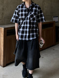 Cooling Check Half Shirt